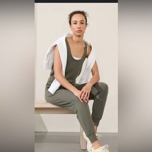 Athleta Olive Green Jumpsuit